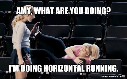 A funny running meme for sprinters and joggers