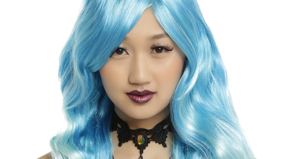 11 Of The Coolest Blue Halloween Wigs To Give You Some Costume