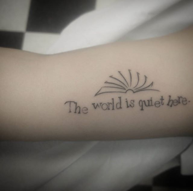 25 Beautiful Literary Tattoos To Celebrate World Book Day