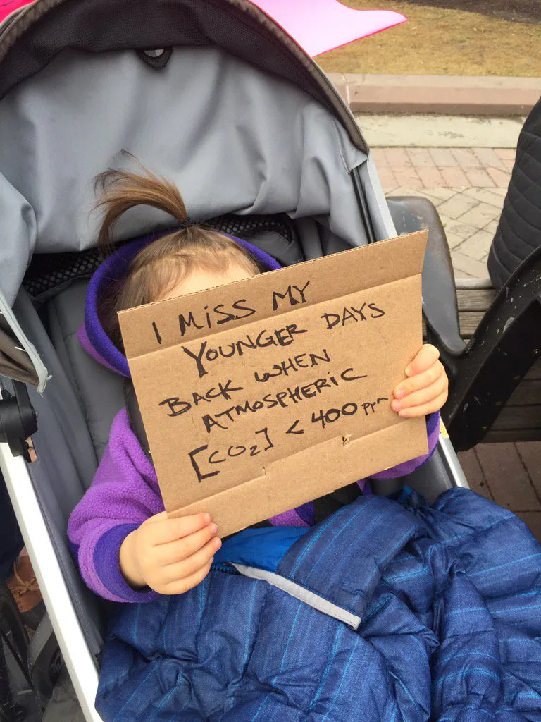 19 Funny People's Climate March Sign Ideas