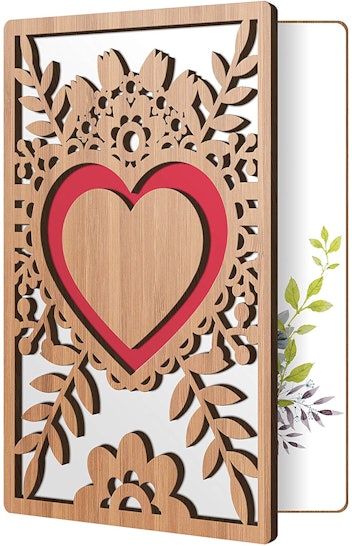 High-End Handmade Wooden Card