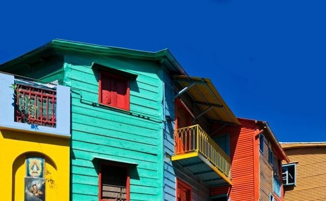 Colorful houses in Buenos Aires
