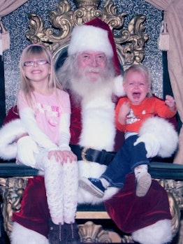 Crying with Santa