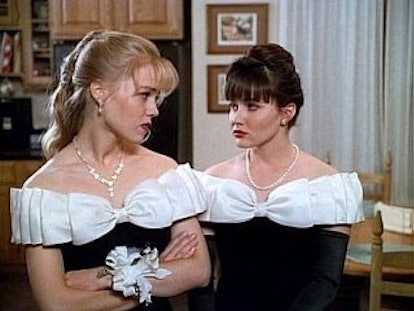 Kelly, Brenda, 90210, Same dress