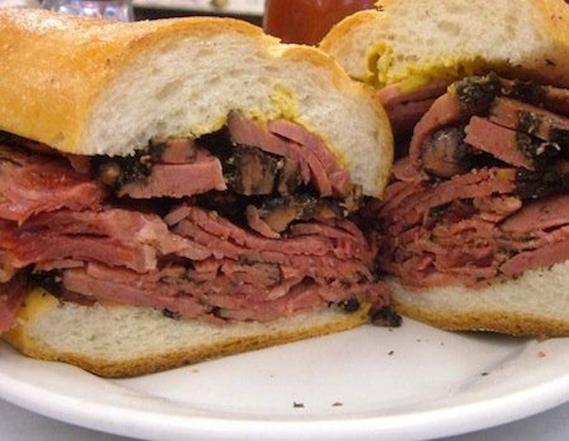 A sandwich from the Chelsea Market located in the Meatpacking District.