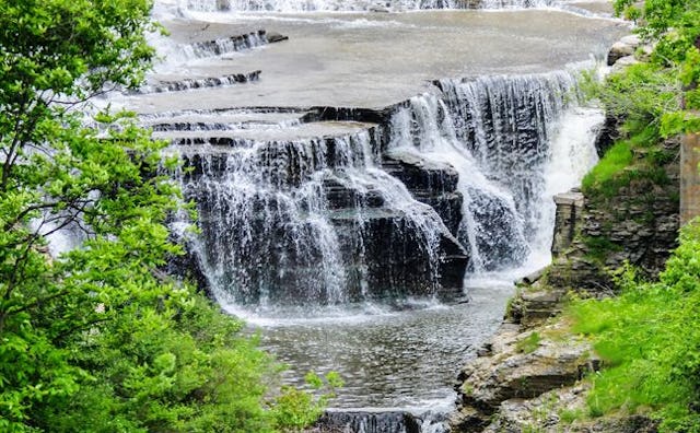A waterfall in Ithaca