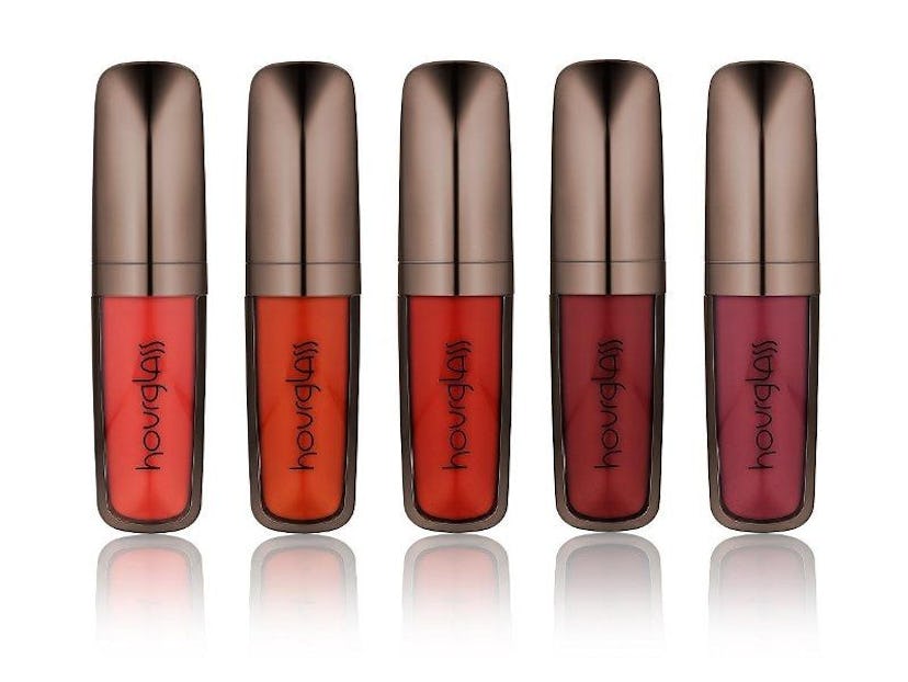 The Hourglass Opaque Rouge Liquid Lipstick in five different shades 