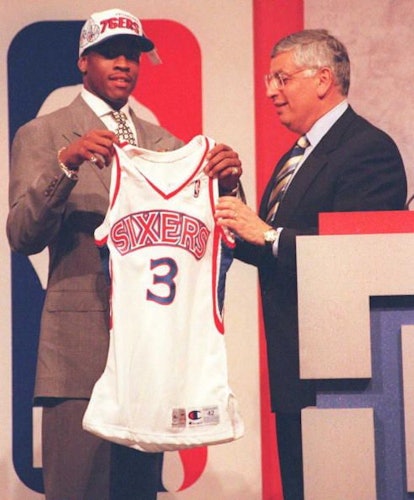 Allen Iverson At The 1996 NBA Draft