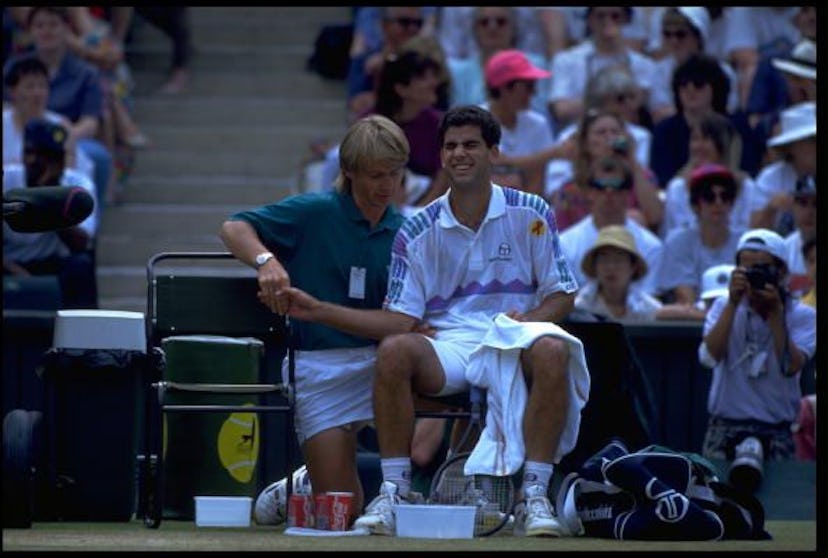 Pete Sampras At The 1990 U.S. Open Men’s Tennis Tournament