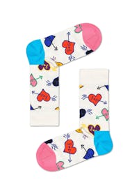 Happy Socks Linda And Johnny Heart Sock