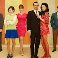 The cast of the Mad Men series