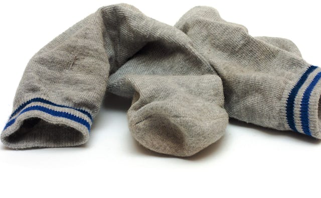 Dirty grey socks