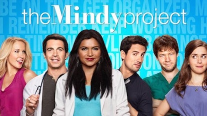 Cover photo of "The Mindy Project" series with main characters