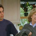 Jerry Seinfeld and Liz Sheridan