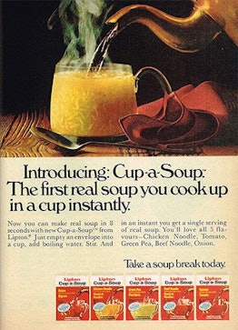  Lipton Cup-a-Soup advertisement 