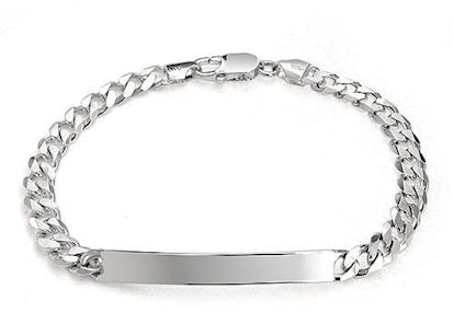 Speidel silver ID bracelet