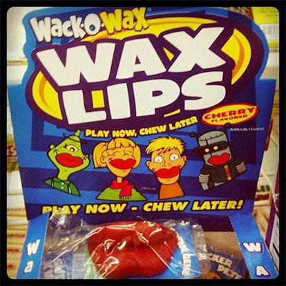 Wax lips candy