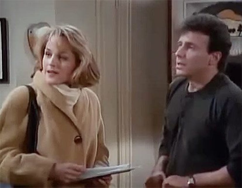 A scene from older episodes of 'Mad About You' with Helen Hunt and Paul Reiser.