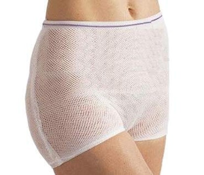 White mesh shorts-panties 