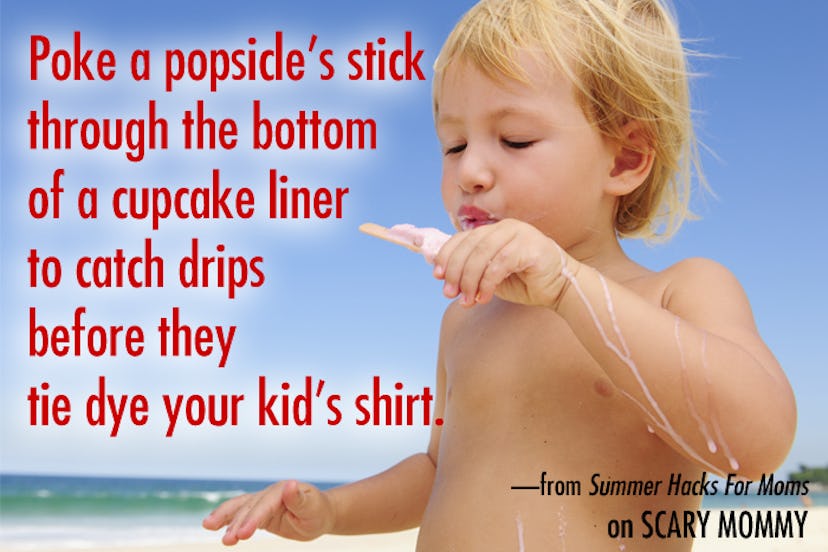 popsicle summer hack via Scary Mommy