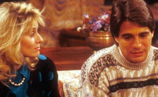 Tony Danza and Judith Light in "Who's the Boss?" sitcom