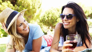 two-adult-women-friends-smiling