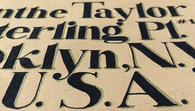 hand-drawn-lettering-on-envelope