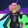 1. Drag Queen Katya Zamolodchikova on the stage performing 