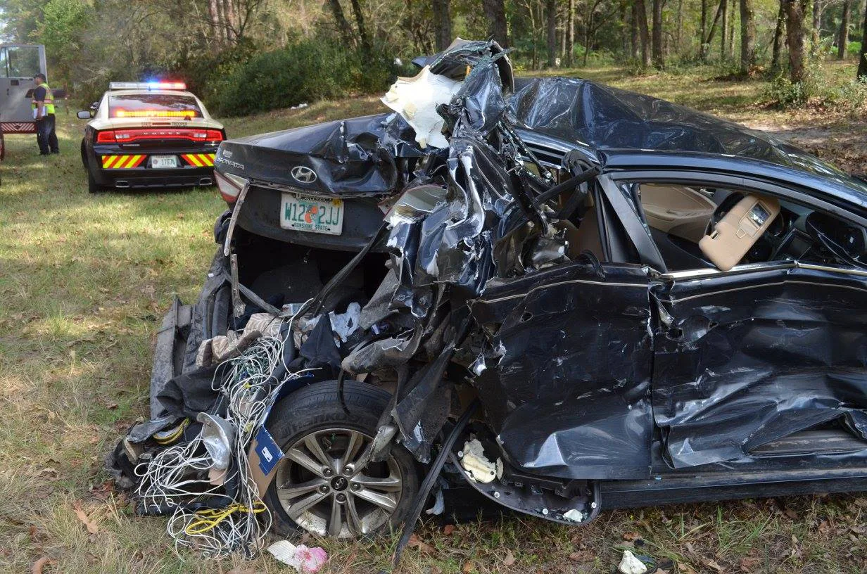 Viral Photos Show How Car Seats Saved Two Toddlers In Terrifying Crash