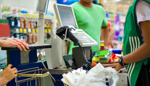 supermarket cashier