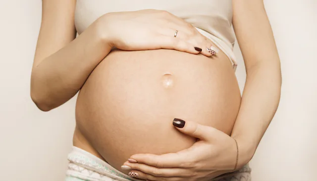 Pregnant woman, pregnant belly, woman touching pregnant belly