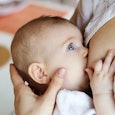 Mother breastfeeding her baby 