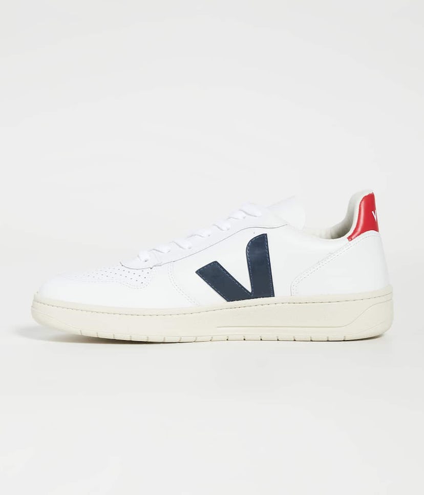 Veja V-10 Leather Sneakers