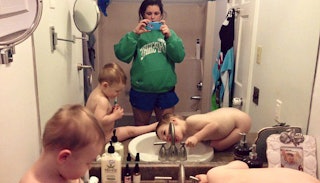 motherhood selfies