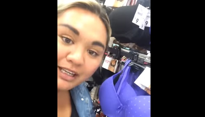 Woman Goes on Epic Rant Through Kmart Asking Why Bigger Bras Are