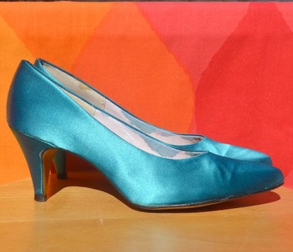 Dyed 80s heels