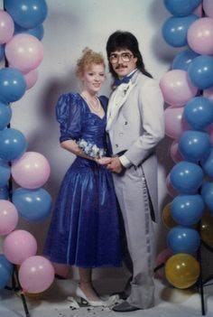 80s prom couple best sale