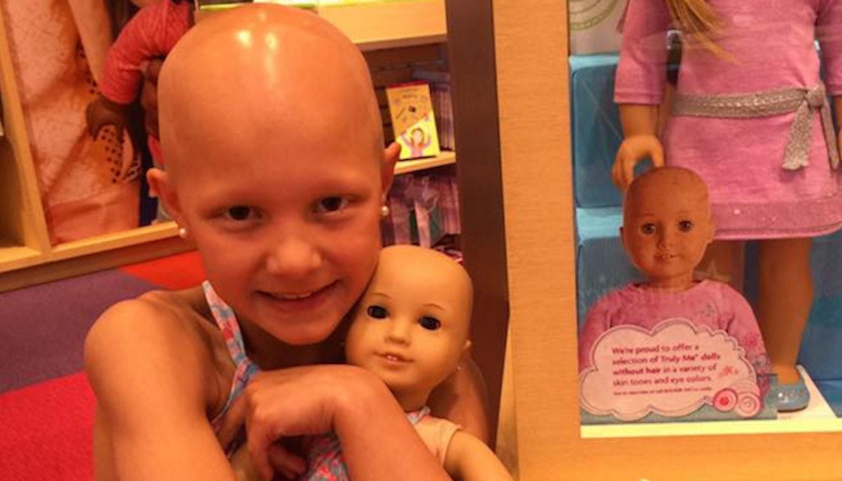 Mom of girl with alopecia thanks American Girl in sweet post