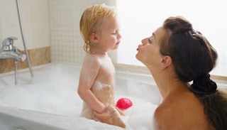 bathing with your toddler