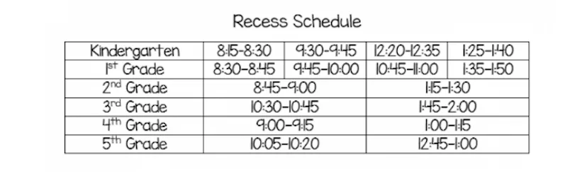 Programme Recess Names These Elementary Schools Tripled Recess Time And Saw Immediate Positive ...