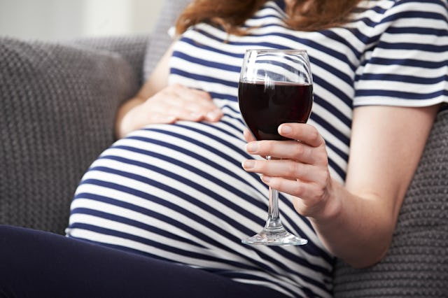 drinking wine while pregnant