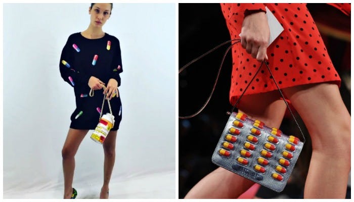 Moschino s New Pill Themed Fashion Collection Offends Trivializes Illness