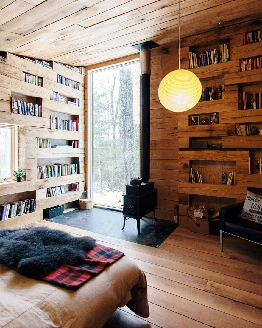 This Secluded Library In The Woods Is A Parent's Dream