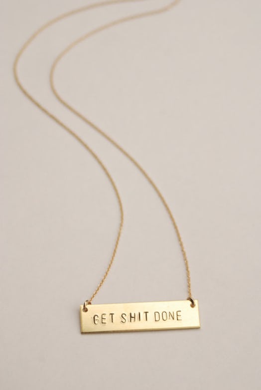 Get Shit Done Necklace