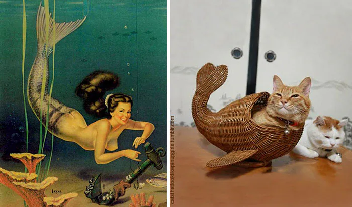 Cats Posing As Pin-Up Girls Are Your New Favorite Thing
