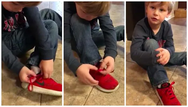 Stunning Beginner Shoe Tying Tutorials With Voiceover Narration image
