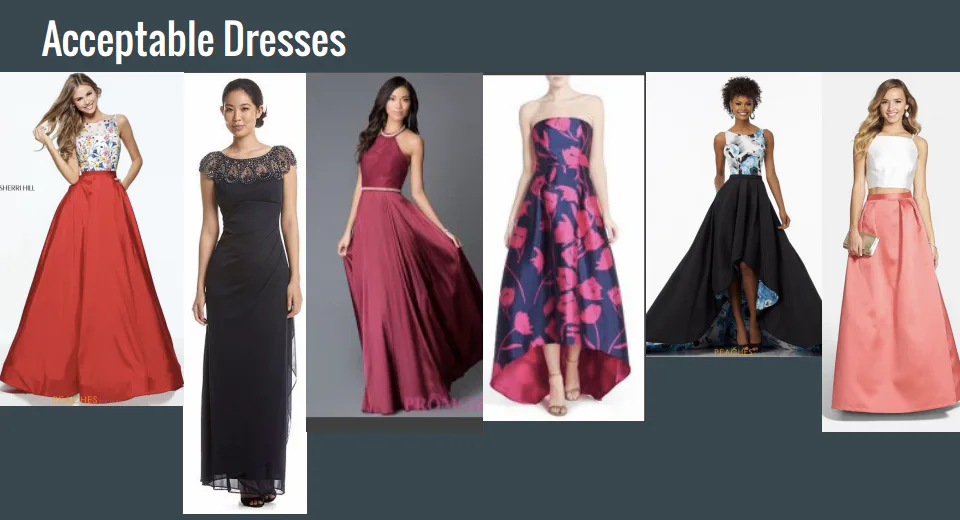 is there a dress code for prom Comprehensive Prom Night Etiquette Guide