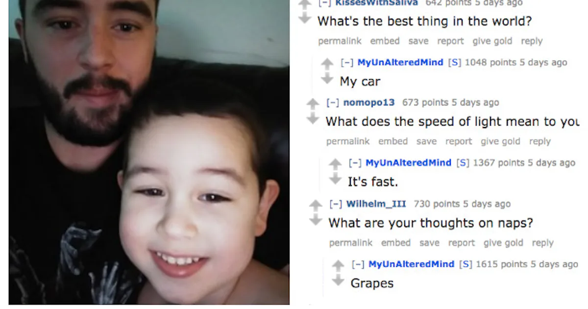 This 3 Year Old s Reddit AMA Is Hilariously Profound this-3-year-old-s-reddit-ama-is-hilariously-profound