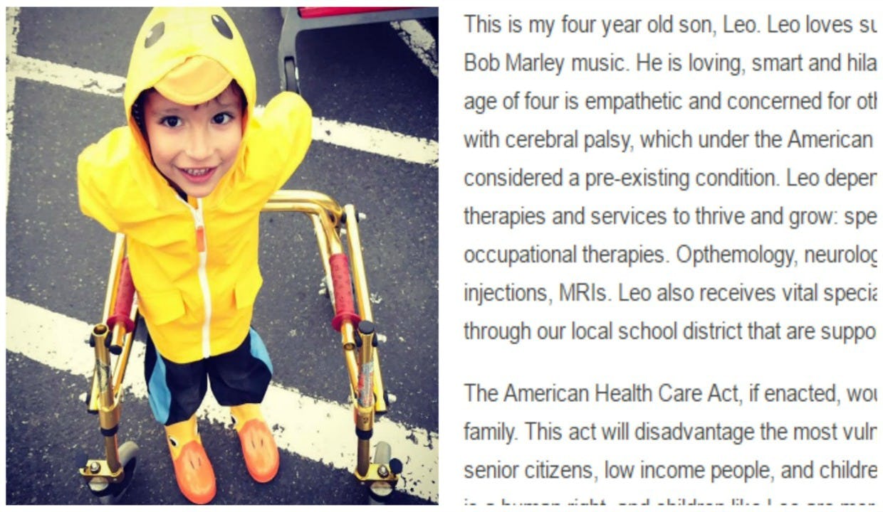 Oregon Mom Creates Tumblr Account To Show Faces And Stories Of Kids  Impacted By AHCA