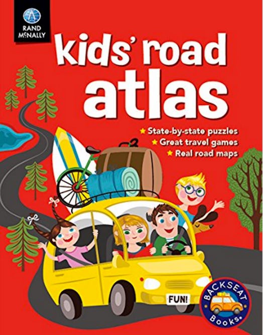 The cover the of Kids' Road Atlas book